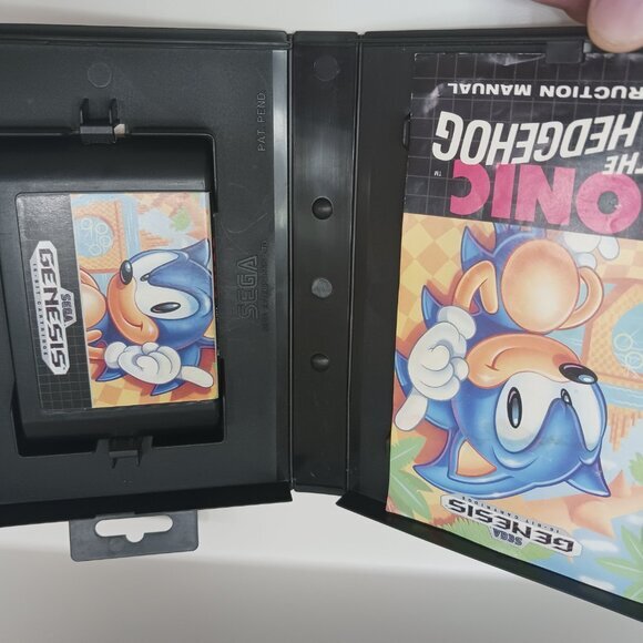 1X Sonic the Hedgehog - Sega Genesis 1st print All Great Condition - Picture 8 of 11